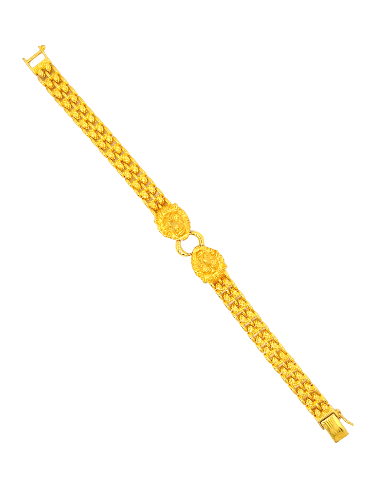 Gold Men's Bracelet 22 Karat