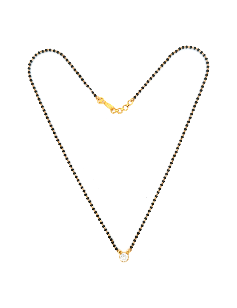Noiré Sol Mangalsutra - 22 Karat