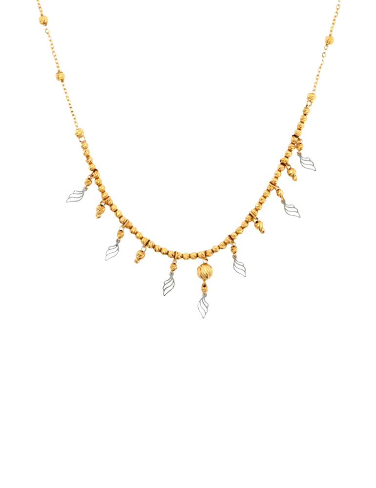 Vanya Vine Necklace Set - 22 Karat