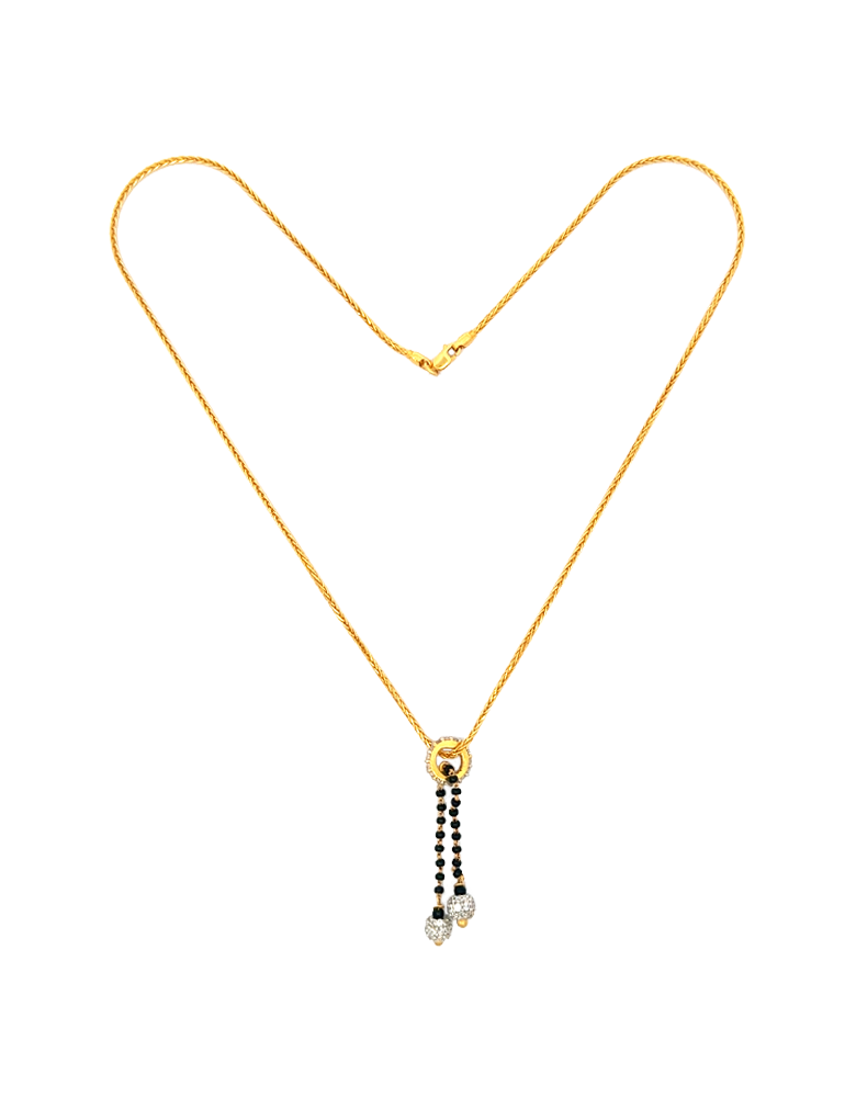 Harmony Tassel Mangalsutra - 22 Karat