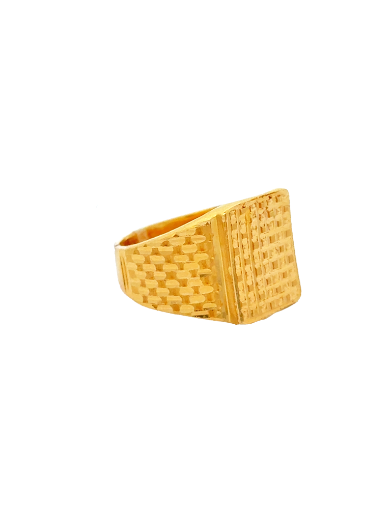 Gold Men's Ring - 22 Karat