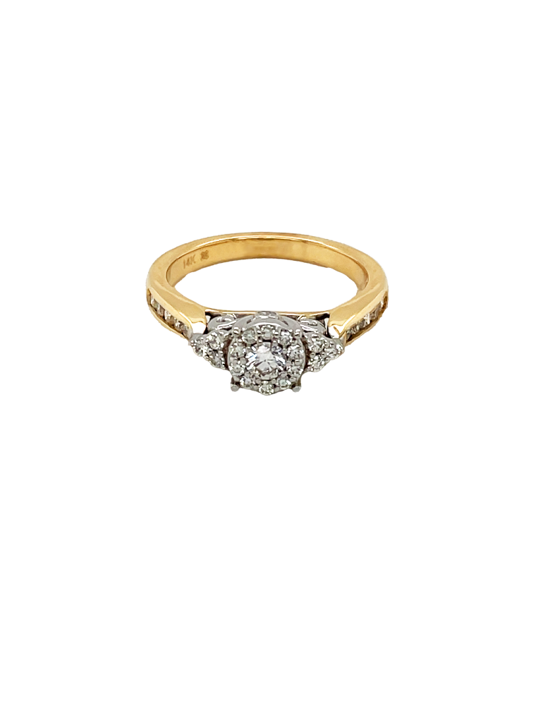 Diamond Ring 14 karat