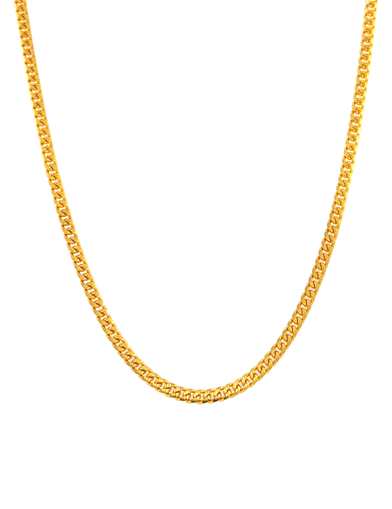 Timeless Cuban Curb Chain - 22 Karat