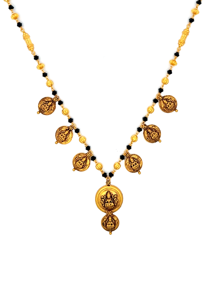 Ashta Lakshmi Kasu Mangalsutra - 22 Karat