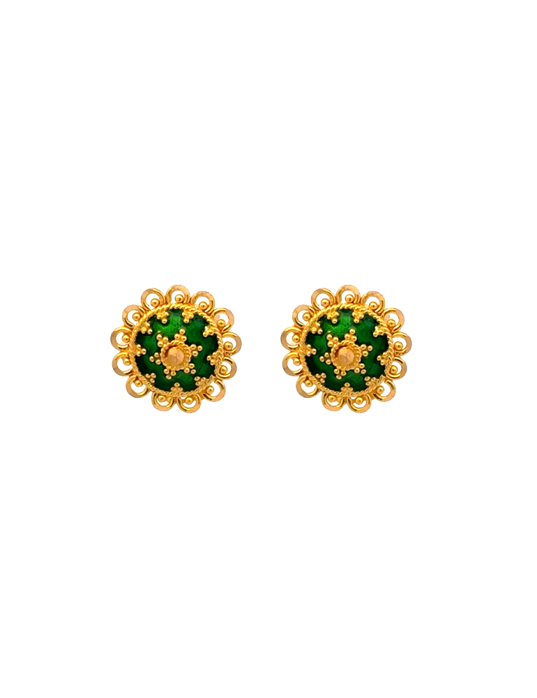 Gold Earrings 22 Karat