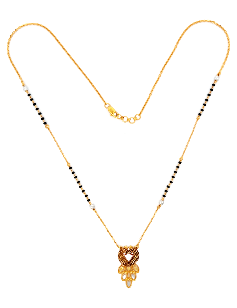 Mayura Hridaya Mangalsutra - 22 Karat