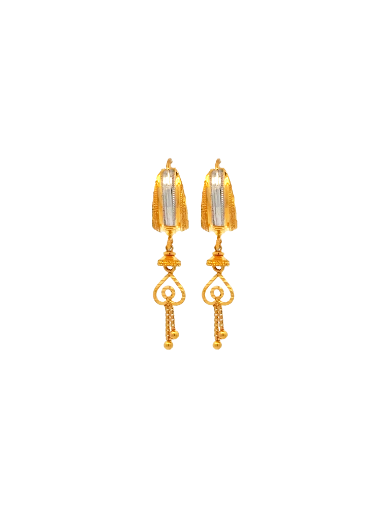 Gold Rhodium Bali - 22 Karat