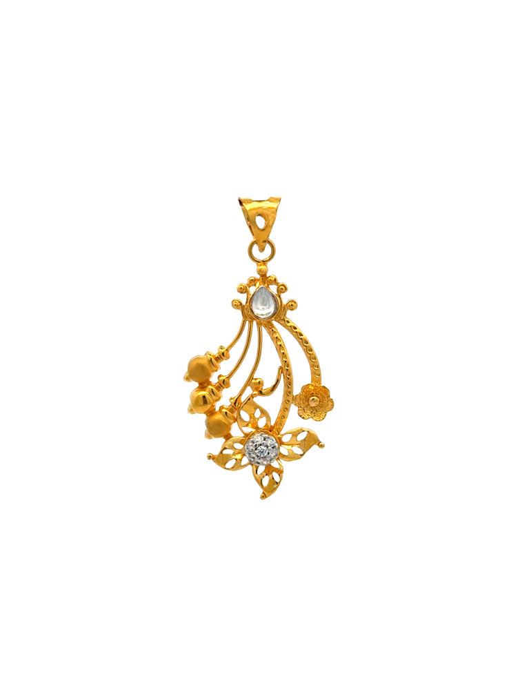 Gold Fancy Pendant - 22 Karat