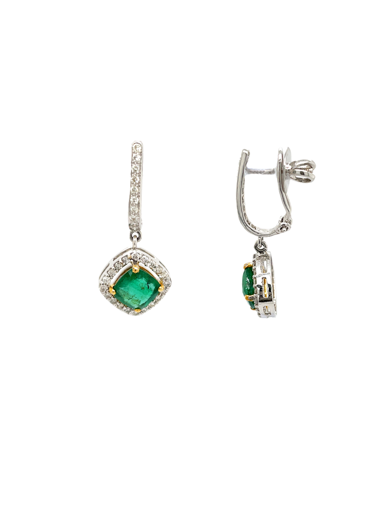 Uncut Diamond 18 Kt Two tone Gold