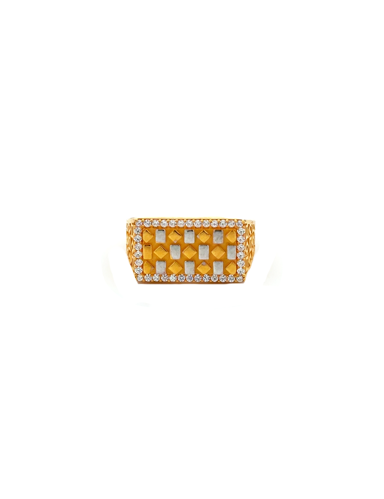 Gold Men's Ring 22 Karat