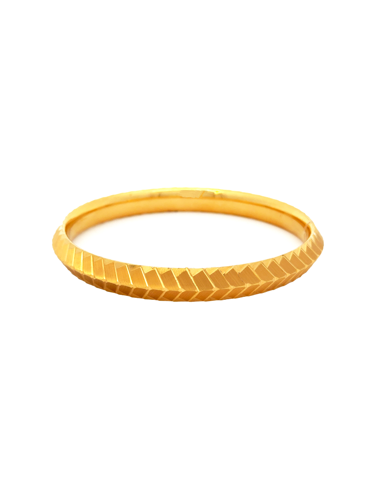 Gold Men's Kada 22 Karat