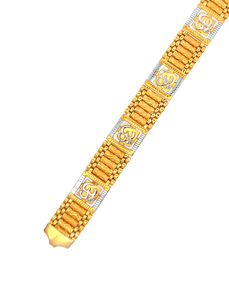 Gold Men's Bracelet 22 Karat