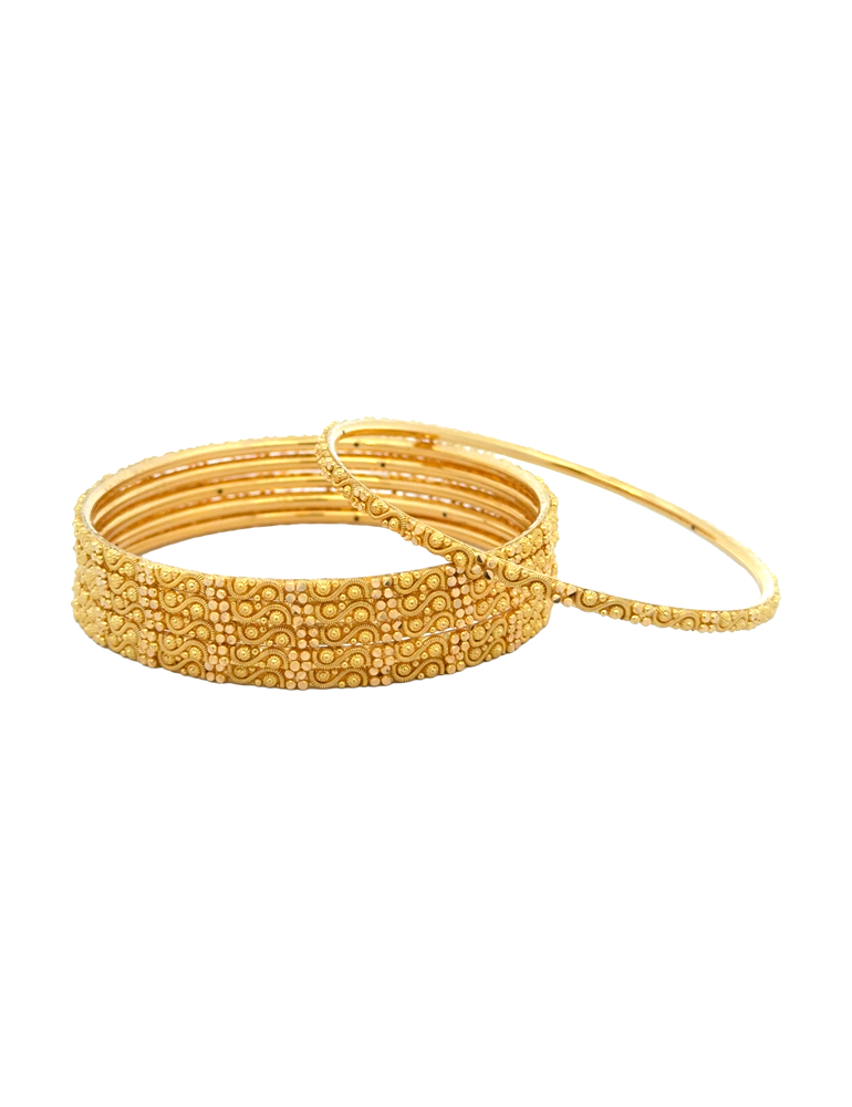 Gold Bangle 22 Karat - Set Of 12