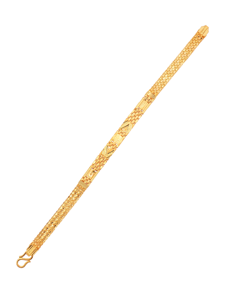 Abhirath Gold Bracelet - 22 Karat