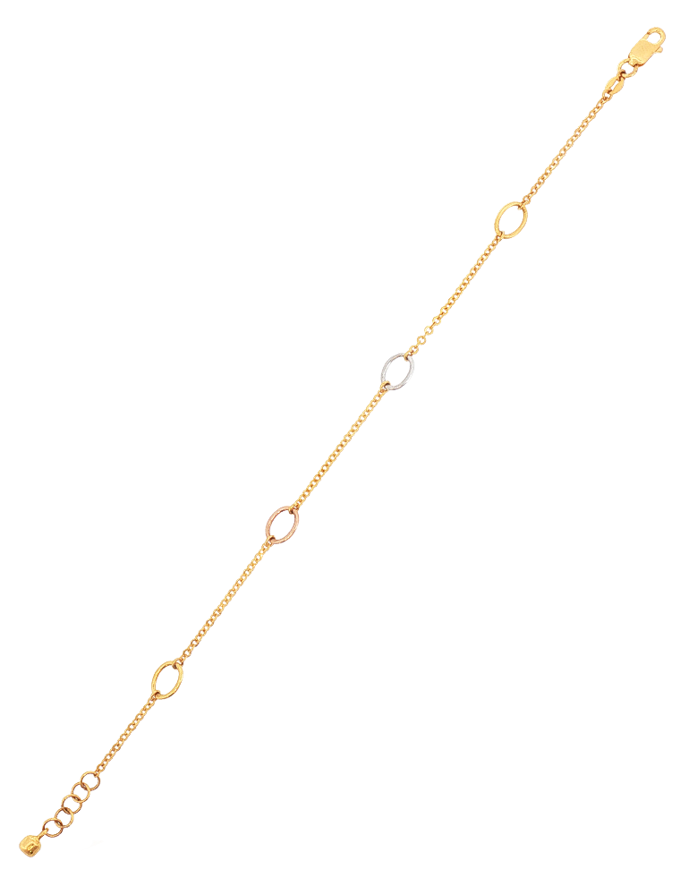 Delicate Motif 22K Gold Bracelet
