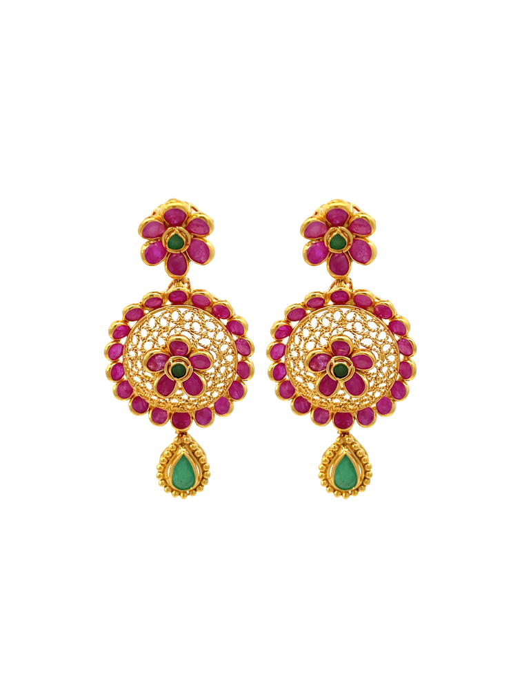 Gold Earrings 22 Karat