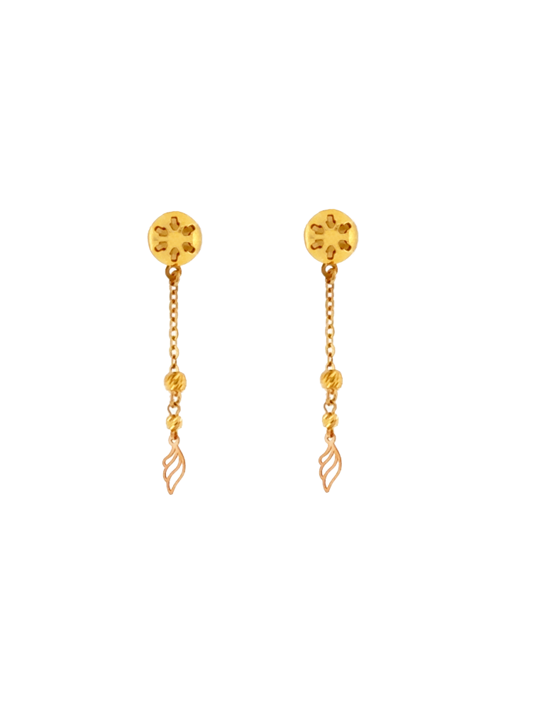 Vanya Vine Necklace Set - 22 Karat
