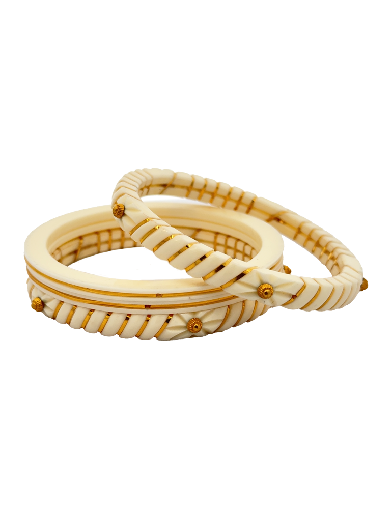 Shakha Pola Gold Bangle 22 Karat