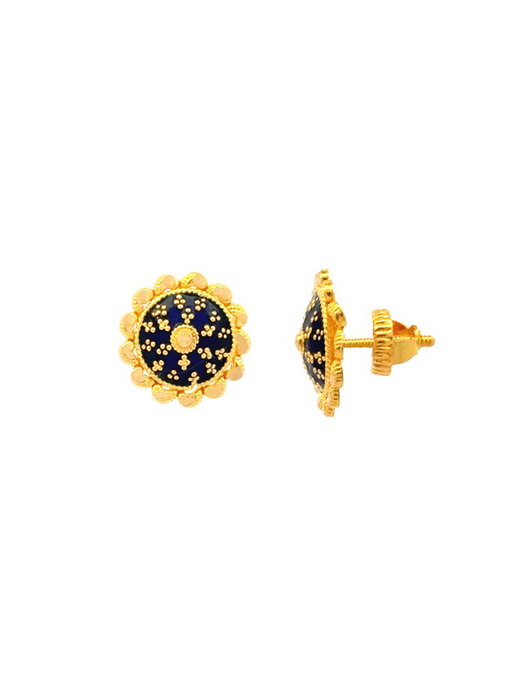 Gold Earrings 22 Karat
