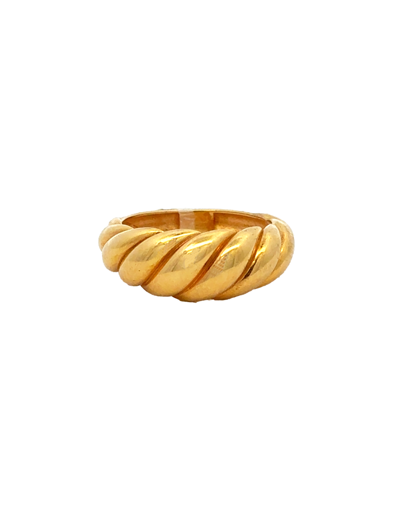 Classic Gold Ring with a Modern Twist
