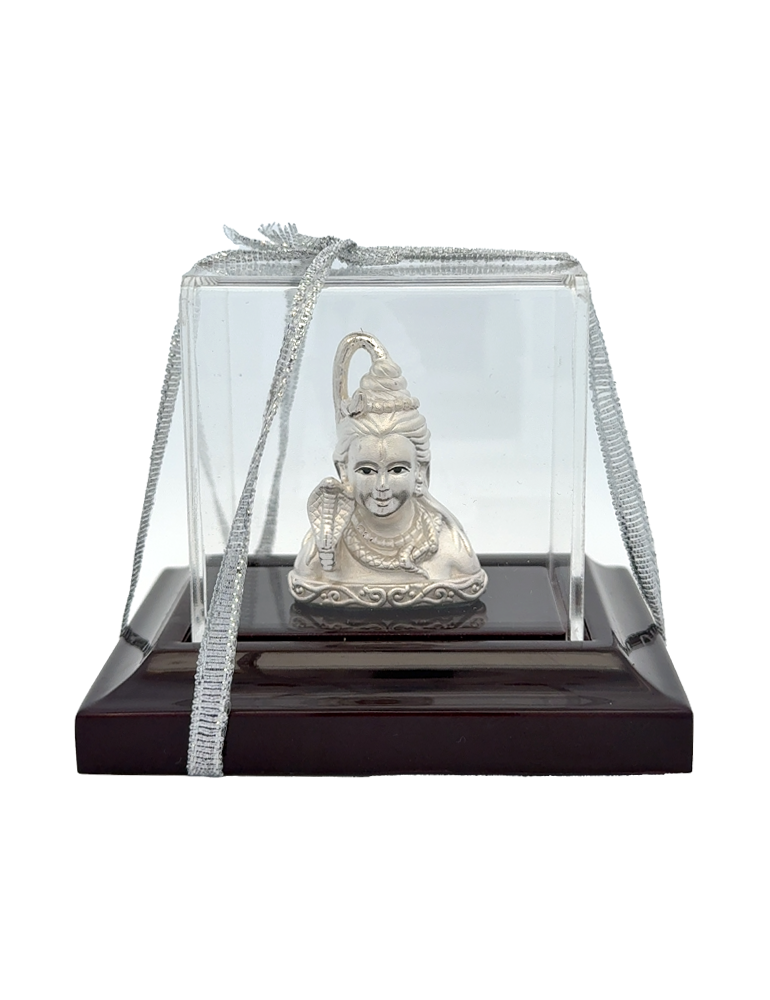 Lord Shiva Idol (999 Fine Silver)