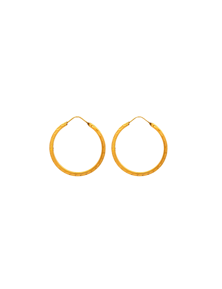 Gold Hoops - 22 Karat
