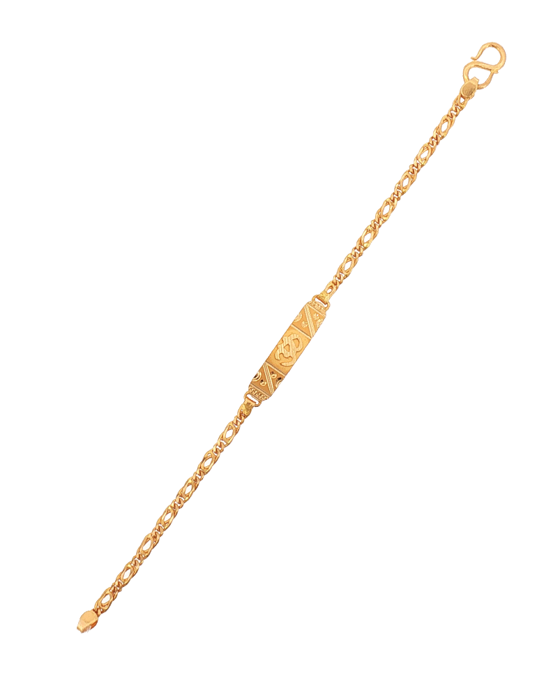 Vardhan Gold Bracelet - 22 Karat