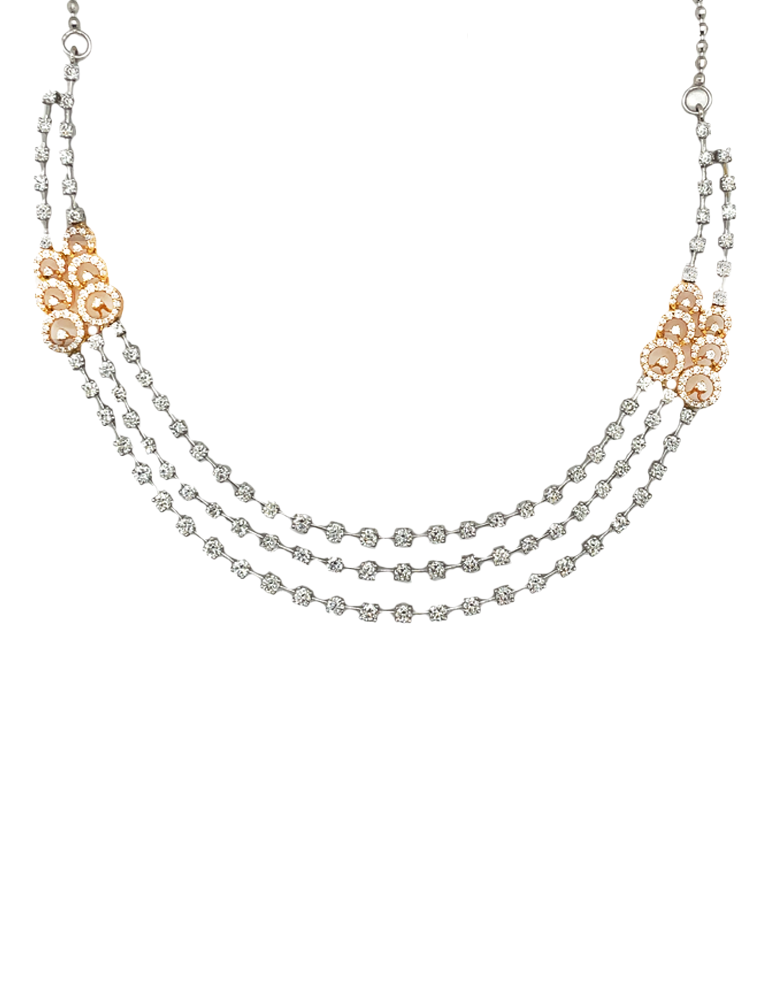 Diamond Set with Earrings 18Kt