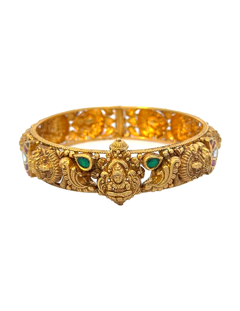 Antique Gold Bangles 22 Karat - Set Of 2