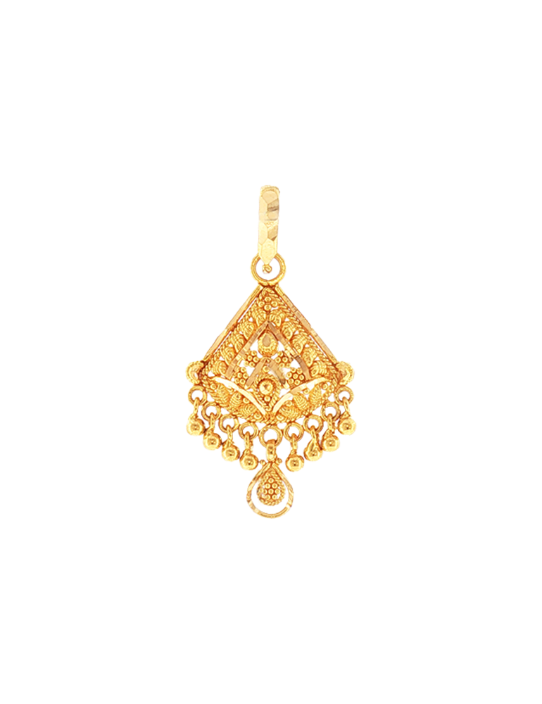 Shilp Toran Gold Pendant  Set - 22 Karat