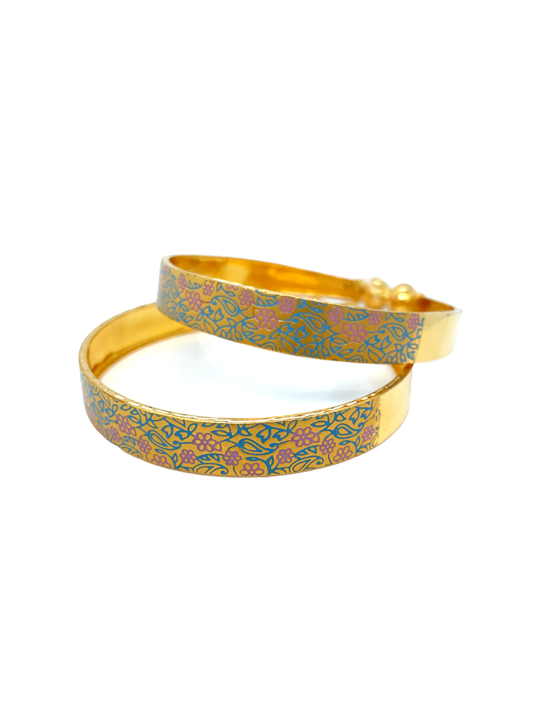 22 Kt Gold bangles - Set of 2
