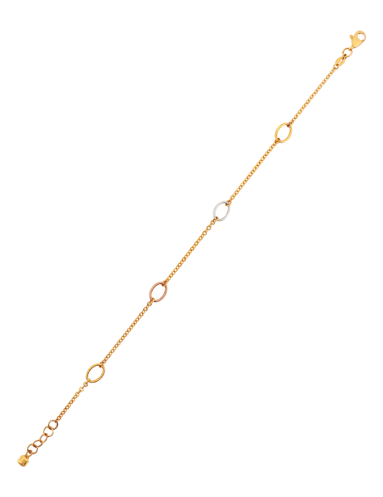 Delicate Motif 22K Gold Bracelet