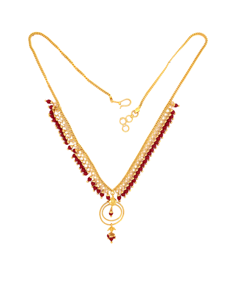 22 KT Yellow Gold Set With Earrings