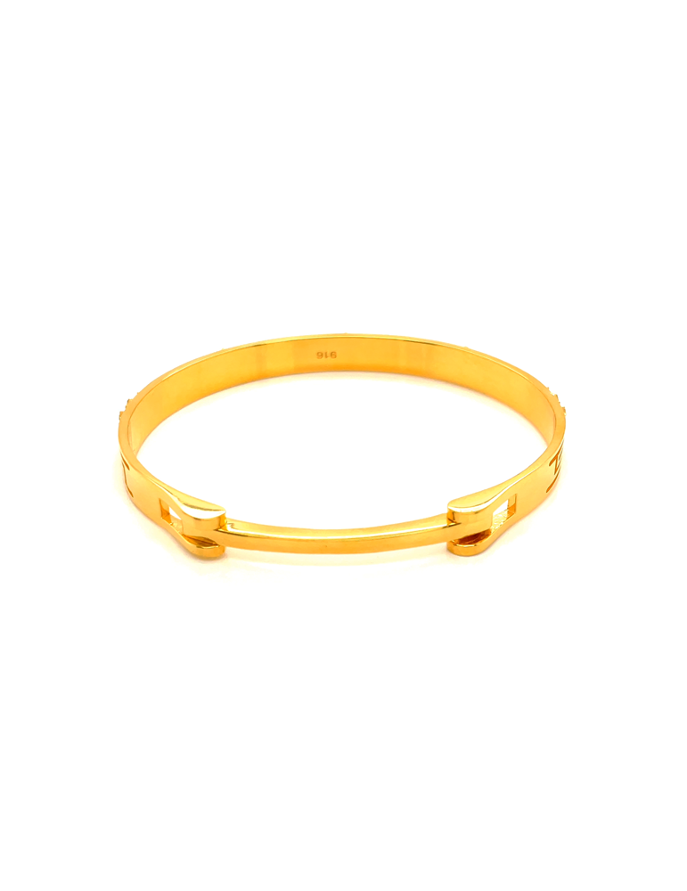 Gold Khanda Openable Kara 22 Karat