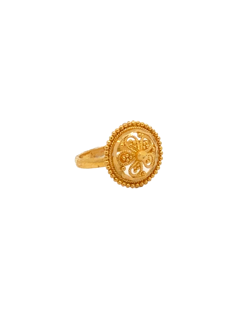 Gold Baby Ring 22 Karat