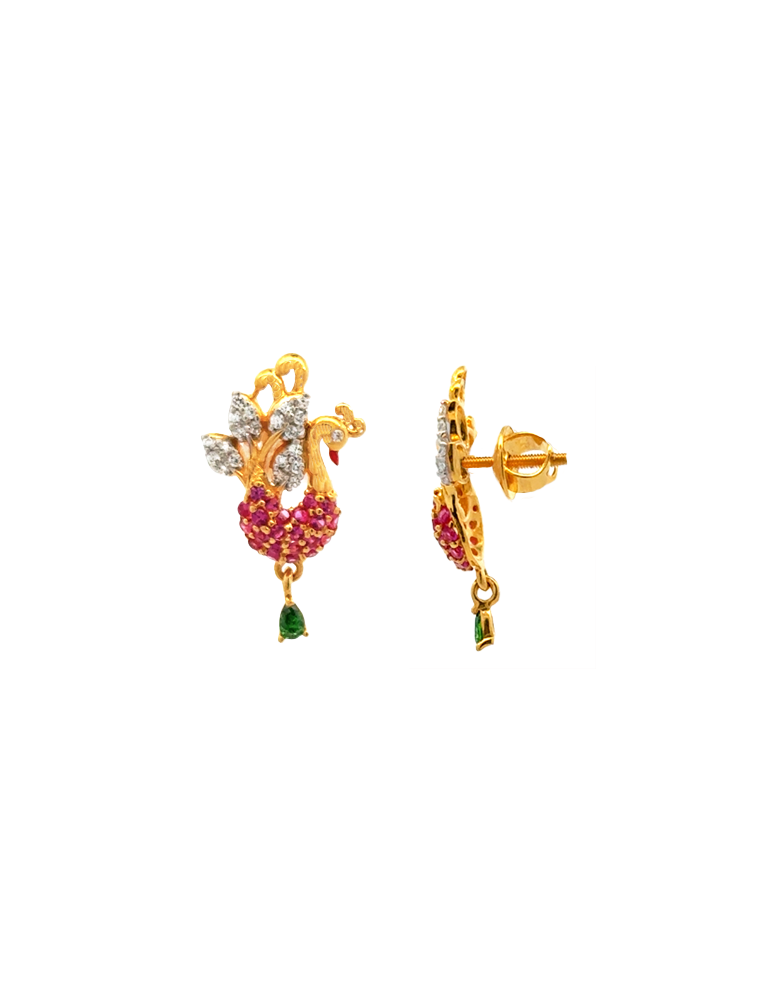 Gold Earrings 22 Karat