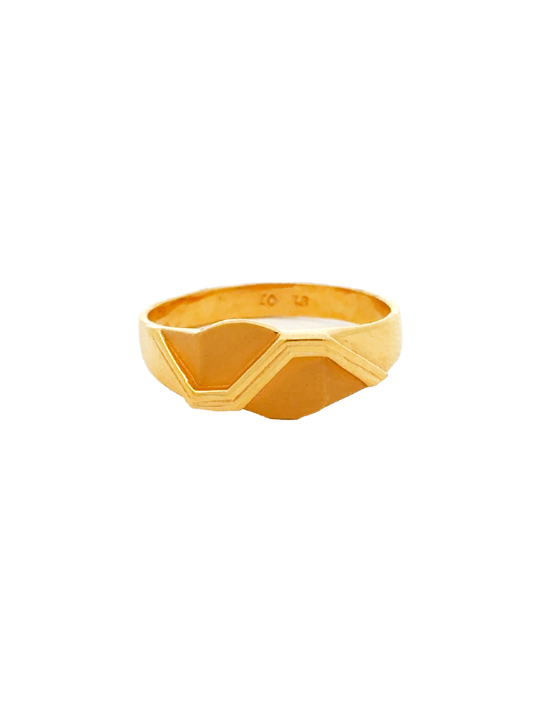 Gold Men's Ring 22 Karat
