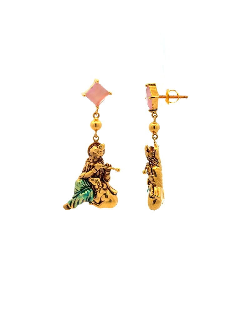 Gold Earrings 22 Karat