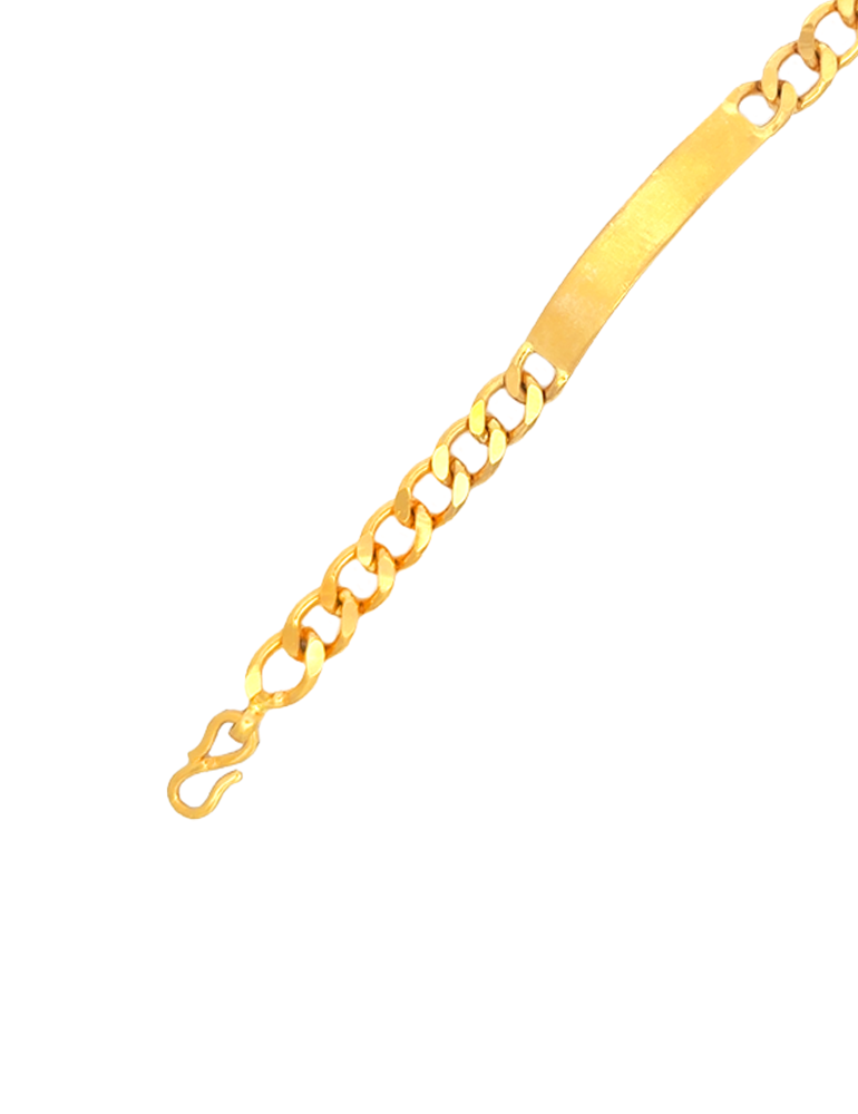 Gold Men's Bracelet - 22 Karat