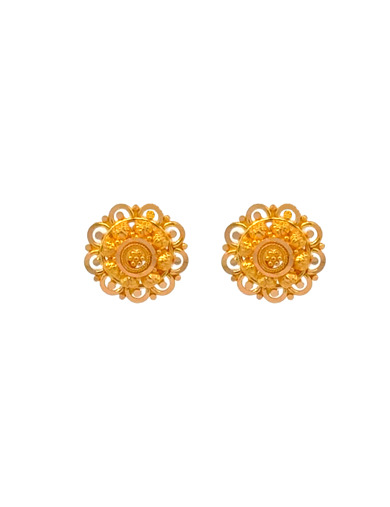 Gold Earrings 22 Karat