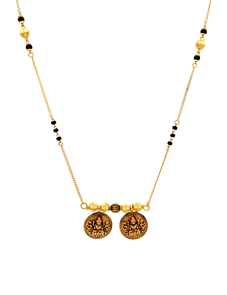 Shree Lakshmi Kasu Mangalsutra - 22 Karat