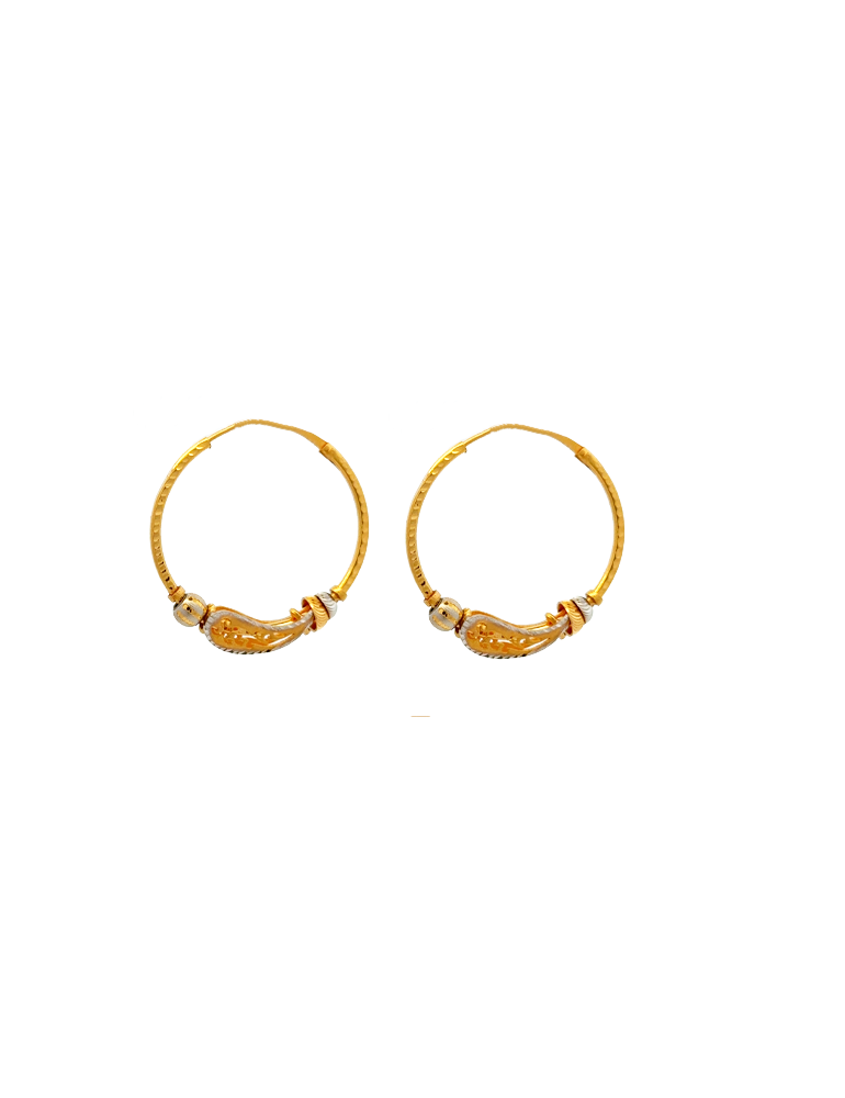 Gold Bli Danglers - 22 karat