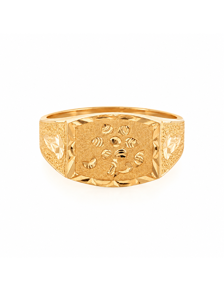 Maharaj Mudra Gold Ring - 22 Karat