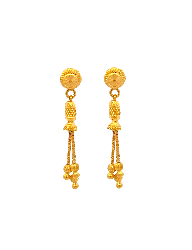 Gold Earrings 22 Karat