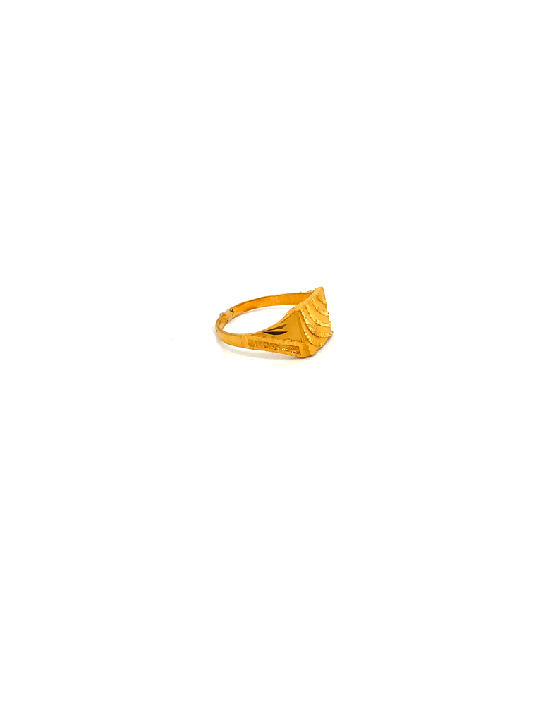 Gold Men's Ring 22 Karat