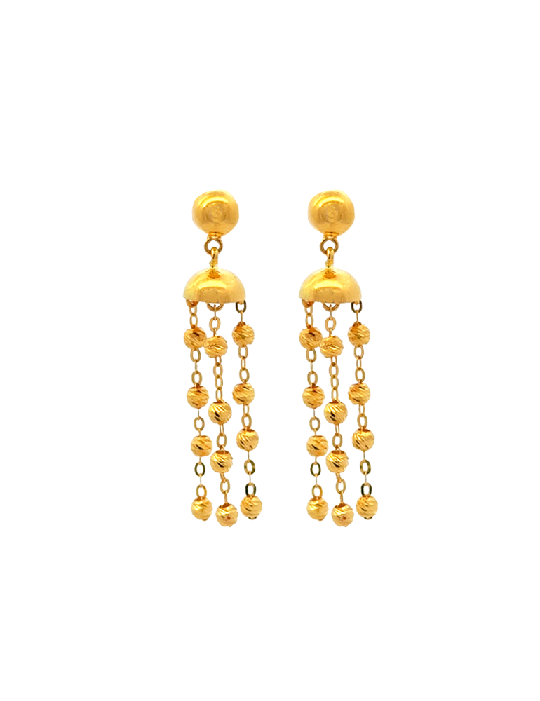 Gold Earrings 22 Karat