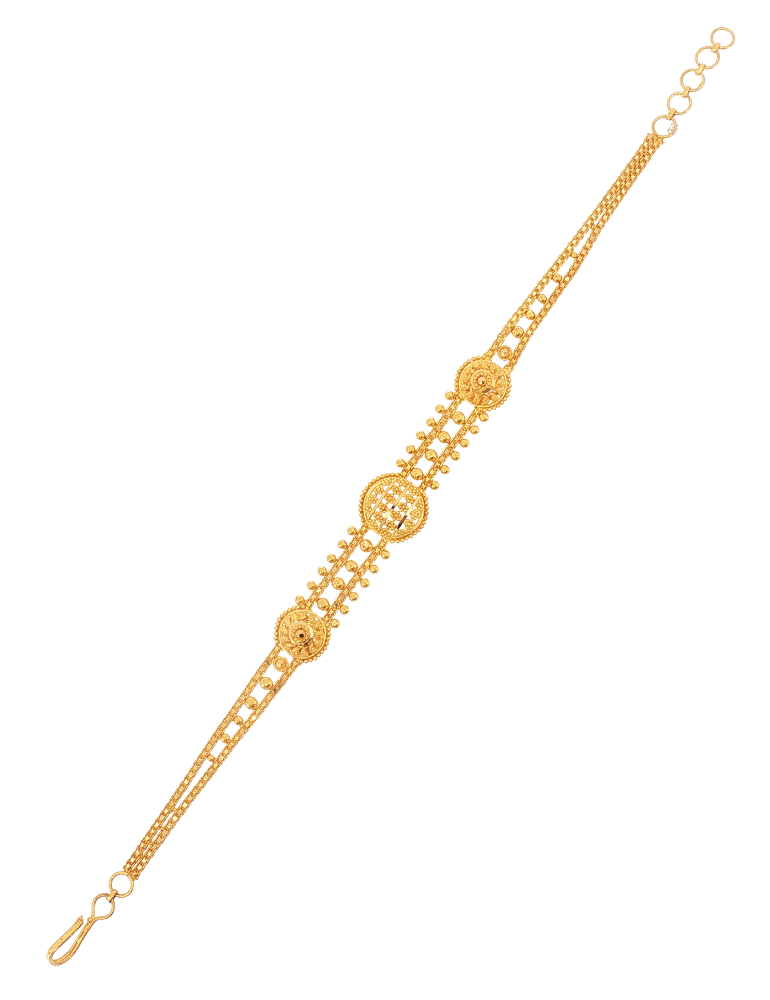 Kanchan Chakra Bracelet - 22 Kt