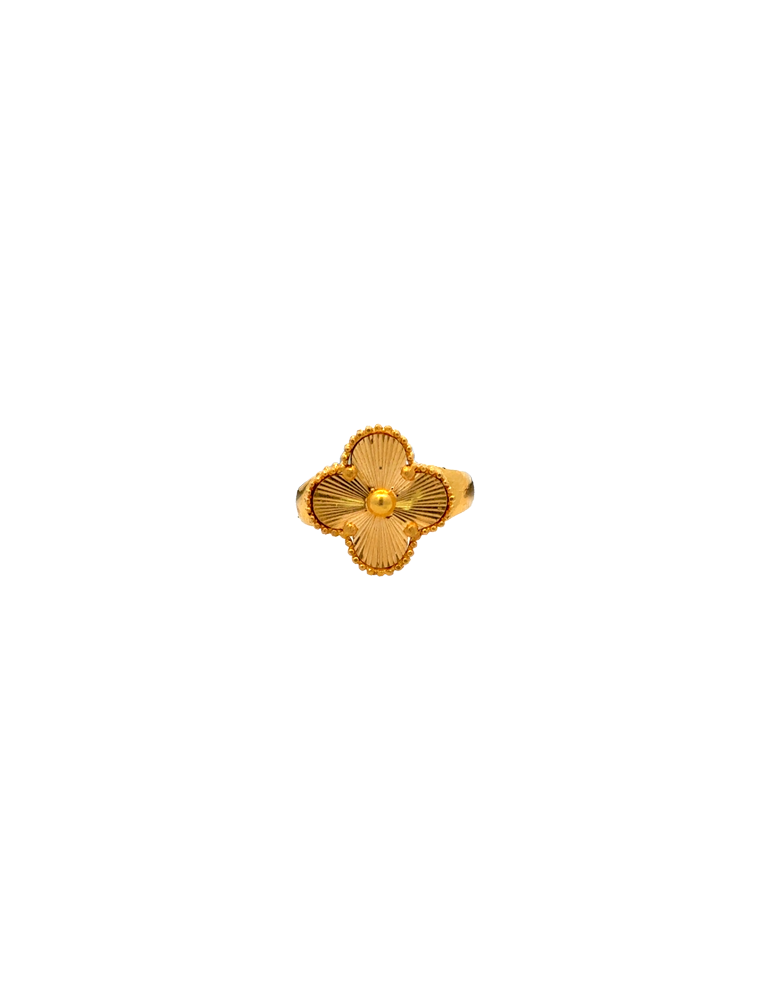 Flower Design Gold Wome's Ring - 22 Kt