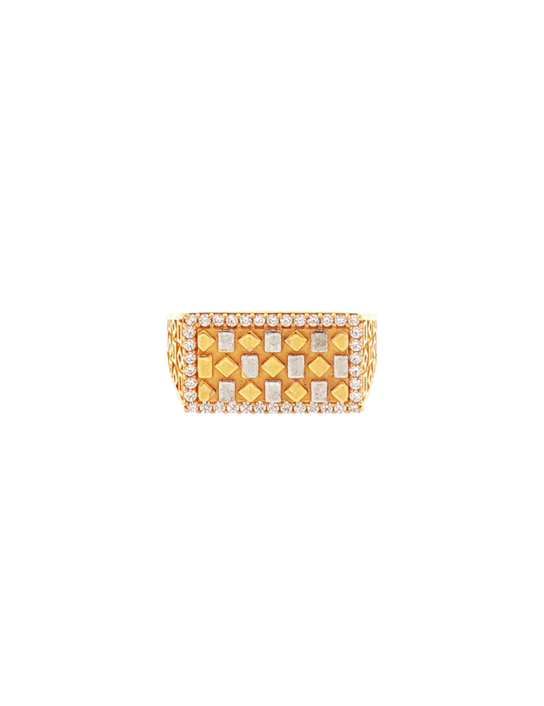Gold Men's Ring 22 Karat