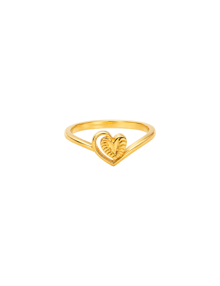 Sweetheart Gold Ring - 22 Karat